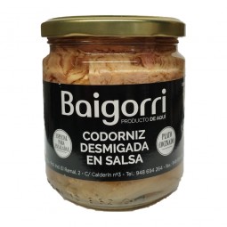 Codorniz Desmigada en Salsa...